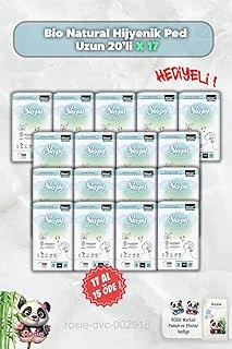 Sleepy 17 Al 15 Öde Hijyenik Ped Uzun 20'Li Bio Rosie ürün görseli 1
