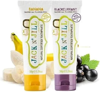 N' Jıll N Jill Doğal Macunu Muz & Frenk Üzüm Aromalı 2'Li Paket (2X50G) ürün görseli 1