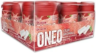 Ülker Oneo Çilek Aromalı Şişe Draje Sakız 60 Gram X 12 ürün görseli 1