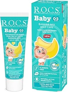 R.O.C.S. Baby 0-3 Yaş Muz Püresi Tadında Bebek Macunu 45G ürün görseli 1