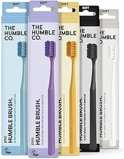 The Humble Co. - Humble Brush Adult - 7.000 Kıl İçeren Bitki Bazlı Fırçası (Renk Asortili) ürün görseli 1