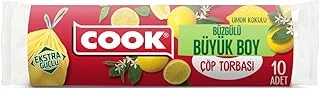 Cook Büzgülü Kokulu Torbası, Büyük Boy (Limon) 65 X 70 Cm (10 Adet/Rulo) ürün görseli 1
