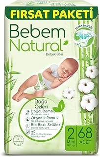 Bebem Bebek Bezi Mini 2 Beden Fırsat Paketi 68 Adet ürün görseli 1