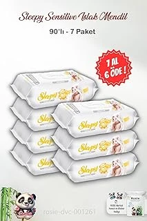 7 Al 6 Öde Sleepy Sensitive Islak Mendil 90'Lı Rosie Bebek Pamuğu ürün görseli 1