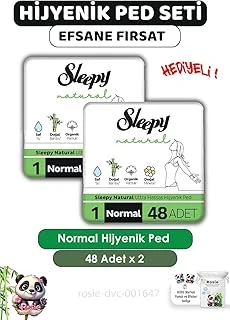 Sleepy Hassas Hijyenik Ped Normal 96 Adet Ped Rosie ürün görseli 1