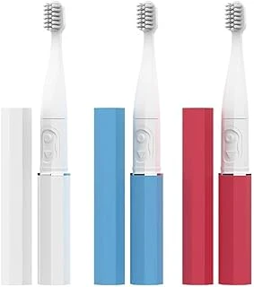 Dentindex Taşınabilir Sonik Fırçası – Sessiz, Yumuşak Başlıklı, Şarjlı, Dupont Kıllı, Seyahat Tipi Cep Fırçası-(Beyaz) ürün görseli 1