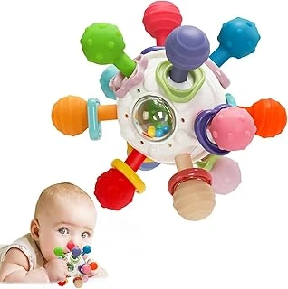 Circle Bebek Montessori Duyusal Kaşıyıcı Top – Motor Becerileri Gelişim Oyuncağı - Çok Renkli ürün görseli 1