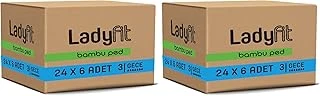 Ladyfit Bambu Gece 144'Lü Vegan Ped (24 X 6 Adet) (2 Paketi) ürün görseli 1