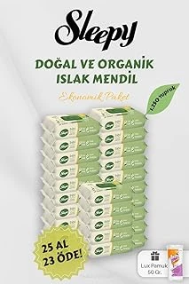 Sleepy Organik Islak Mendil 25 Al 23 Öde Hediyeli ürün görseli 1