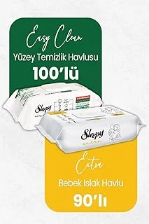 Sleepy Extra Islak Bebek Havlusu 90' Lı Temizlik Havlusu 100' Lü ürün görseli 1