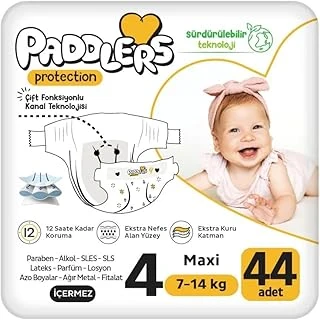 Paddlers Protection Bebek Bezi 4 Numara (44 Adet) Bakım Seti ürün görseli 1
