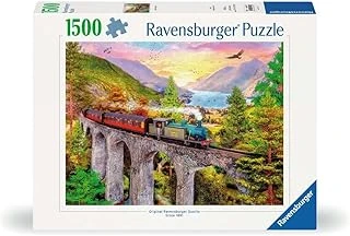 1500P Puzzle Köprüde Tren ürün görseli 1