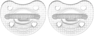Physioforma Crystal, Emzik 2-6 Aylık, 2'Li, Şeffaf/Beyaz ürün görseli 1