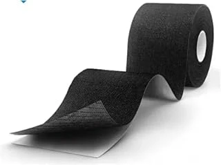 Bybars Octacare Sporcu Bandı 5 Metre X 5 Cm Cotton Bant – Esnek Atletik Destek Band – Nefes Alabilen Pamuklu Spor Band – Egzersiz Aktivite Kullanımına Uygun Si̇yah ürün görseli 1