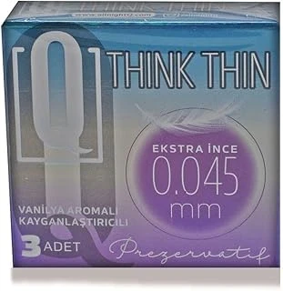 Q Kondom Think Thin 3'Lü Extra Ince 0,045 Mm ürün görseli 1