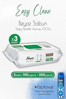 Sleepy Easy Clean Yüzey Temizlik Havlusu 100' Lü X 3 Adet Toz Kovar ürün görseli 1