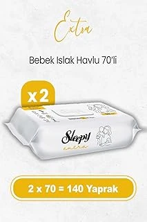 Sleepy Extra Islak Bebek Mendil 70 X 2 Adet (140 Yaprak) ürün görseli 1