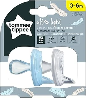 Tommee Tippee 2'Li Hafif Silikon Emzik 0-6 Ay ürün görseli 1