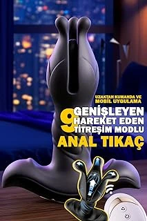 Do It Love - Genişleyen Hareketli, Titreşimli Tıkaç - 9 Hareket + 9 Titreşim + Eğitici - Uz. Kumanda + Uygulama ürün görseli 1