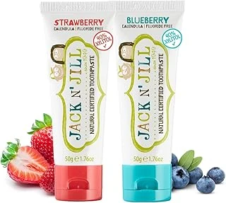 N' Jıll N Jill Doğal Macunu - Çilek & Yaban Mersini Aromalı 2’Li Paket (2X50G) ürün görseli 1