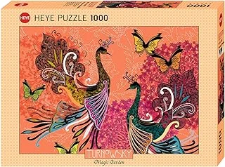 Heye Peacocks & Butterflies 1000 Parça Puzzle ürün görseli 1