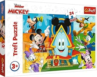 Trefl 14351 24 Büyük Yapboz, 24 Büyük Parça, Renkli Masal Karakterleri, Yaratıcı Eğlence, 3 Yaşından Büyük Çocuklar Için Eğlence, Mickey, Mickey Mouse Arkadaşları ürün görseli 1