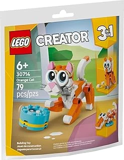 Creator Turuncu 30714 – 6 Yaş Üzeri Kız Erkek Çocuklar Için Timsaha Yuvası, 2 Yumurtası Olan 1 Baykuşa Dönüşebilen Yaratıcı Oyuncak Yapım Seti, Doğum Günü Hediyesi Fikri (79 Parça) ürün görseli 1