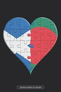 Planner: Scottish Bengali Flag United Heart Jigsaw Puzzle Flags Of Scotland Bangladesh ürün görseli 1
