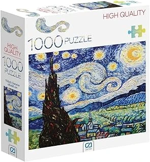 Ca Games Yıldızlı Gece 1000 Parça 2,2Mm Kalınlık 48X68Cm Profesyonel Hobi Puzzle Yapboz Serisi ürün görseli 1