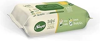 Sleepy Doğal Organik Pamuklu Limon & Sirke & Kekik & Okaliptüs Temizlik Havlusu 50 Yaprak ürün görseli 1