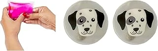 Köpekli Cep Sobası,El Isıtıcı,2 Adet Sıcak Su Torbası Pvc 9Cm ürün görseli 1