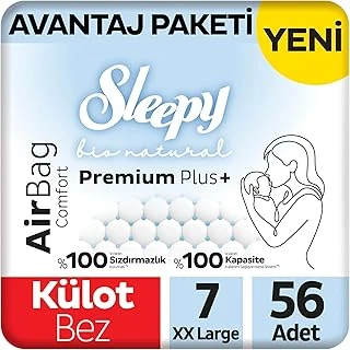 Sleepy Bio Airbag Avantaj Paketi Külot Bez 7 Numara Xxlarge 56 Adet ürün görseli 1