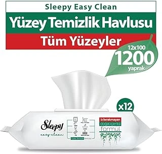 Sleepy Easy Clean Yüzey Temizlik Havlusu 100' Lü X 12 Adet ürün görseli 1