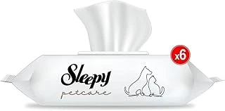 Sleepy Petcare Evcil Hayvan Islak Havlusu 6X60(360 Yaprak) ürün görseli 1