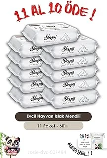Sleepy 11 Al 10 Öde Petcare Evcil Hayvan Islak Havlusu 60'Lı ürün görseli 1