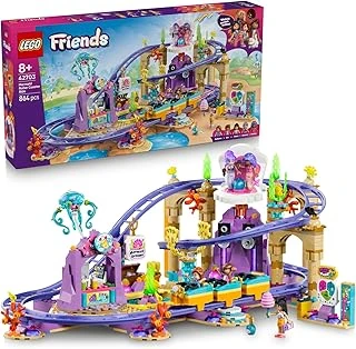 Friends Deniz Kızı Hız Treni Yapım Seti 42703-8 Yaş Üzeri Çocuklar Için Leo, Liann, Autumn 2 Deniz Kızı Mini Bebekleri İçeren Yaratıcı Oyuncak Yapım Seti, Hediye Fikri (864 Parça) ürün görseli 1