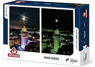 Puzzle Galata Kulesi 1000 Parça Neon Puzzle ürün görseli 1