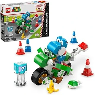 Super Mario: Mario Kart – Yoshi Bike 72031, 7 Yaş Üzeri Erkek Kız Çocukları Oyuncular Için Yaratıcı Oyuncak Yapım Seti, Oyuncular İçin Doğum Günü Hediyesi (133 Parça) ürün görseli 1