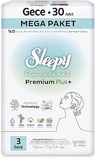 Sleepy Bio Hijyenik Ped Mega Paket Gece 30 Adet ürün görseli 1