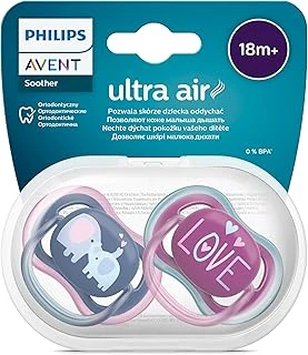 Air Emzik, Ay+, Kız Bebekler Için, 2’Li Paket, Ortodontik Silikon, Geniş Hava Delikli, Mikrodalga Sterilize Edilebilir, Bpa İçermez, Taşıma Kutulu, Scf349/22 ürün görseli 1