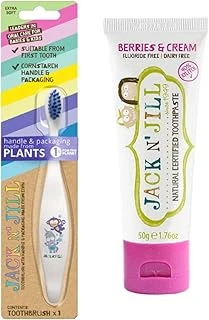 N' Jıll N Jill Doğal Bebek/Çocuk Seti (Unicorn&Monkey Fırçası + Orman Mey. Macunu 50G) ürün görseli 1