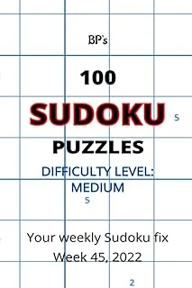Independently Published Bp'S 100 Medium Sudoku Puzzles ürün görseli 1