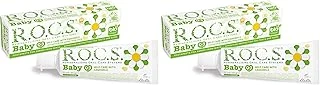 R.O.C.S. Baby 0-3 Yaş Papatya Özlü Florürsüz Bebek Macunu (1 X 45 G) (2 Paketi) ürün görseli 1