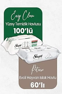 Sleepy Temizlik Havlusu 100' Lü Evcil Hayvan Islak Havlusu 60' Lı ürün görseli 1