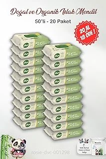 20 Al Öde Sleepy Doğal Organik Islak Mendil 50'Li Rosie ürün görseli 1