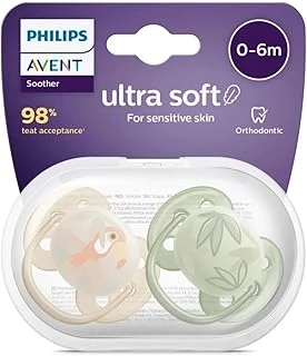 Hava Emziği Ortodontik Bpa, Ekstra Havalandırma Delikleri 0-6 Ay (Erkek Tasarımı) 2'Li Paket ürün görseli 1