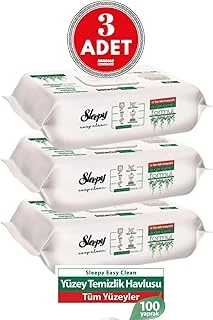 Sleepy Easy Clean Yüzey Temizlik Havlusu 100' Lü X 3 Adet ürün görseli 1