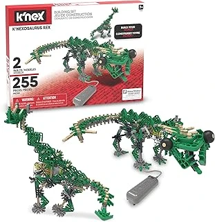 Fun 12468 Osaurus K'Nex Classics 255 Pc/ 2 Model-K'Nexosaurus Rex Yapı Seti (Motorlu), Çok Renkli ürün görseli 1