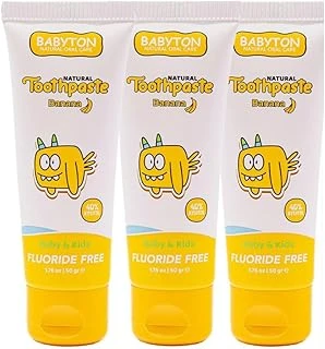 Babyton Doğal Muzlu Florürsüz Macunu 3'Lü Set 50 Gr ürün görseli 1