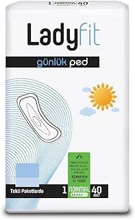 Ladyfit Günlük 40'Lı Normal Vegan Ped ürün görseli 1